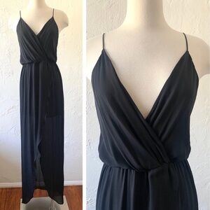 Black Revolve Wrap Dress